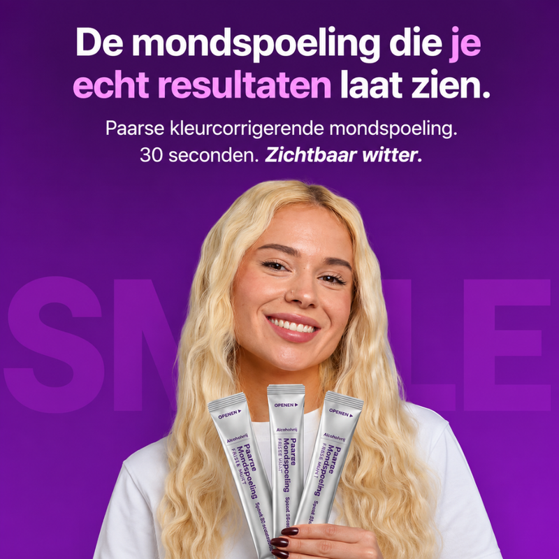 Verhelderende Paarse Mondspoeling
