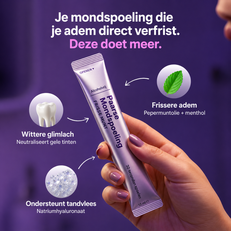 Verhelderende Paarse Mondspoeling