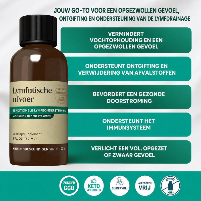 Lymfatische Afvoer Ondersteuning - Voel je slanker & frisser