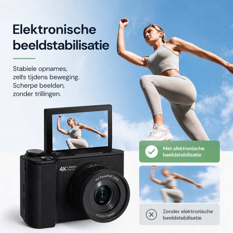 NEW Y2K 4K Vlogcamera – Full Kit