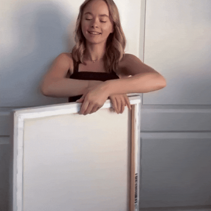 De Omhelzing van Jezus Canvas — demonstratie 1